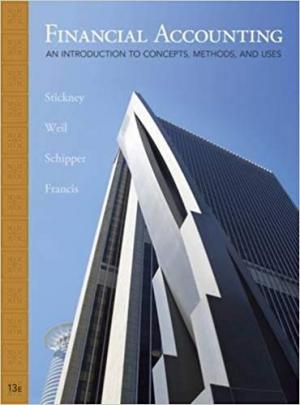 Financial Accounting: An Introduction to Concepts, Methods and Uses (Available Titles CengageNOW) 13th Edition