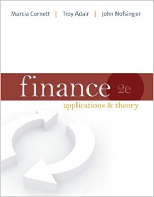Finance: Applications and Theory with Connect Plus 2nd Edition